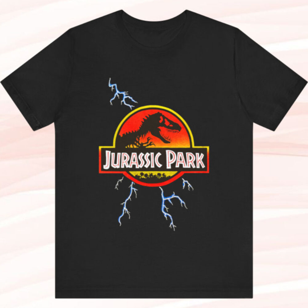 Vintage 1992 Jurassic Park Lightning Shirt